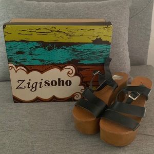 Zigi Soho Platform Sandals Size 7